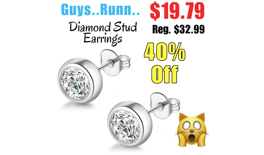 Diamond Stud Earrings Only $19.79 Shipped on Amazon (Regularly $32.99)