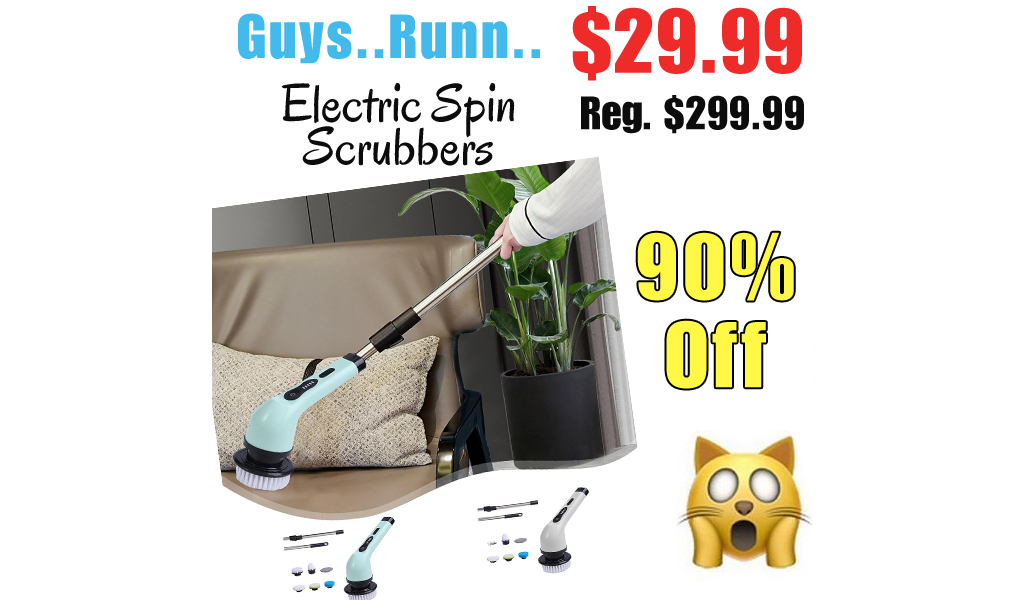 Electric Spin Scrubbers Only $29.99 Shipped on Amazon (Regularly $299.99)