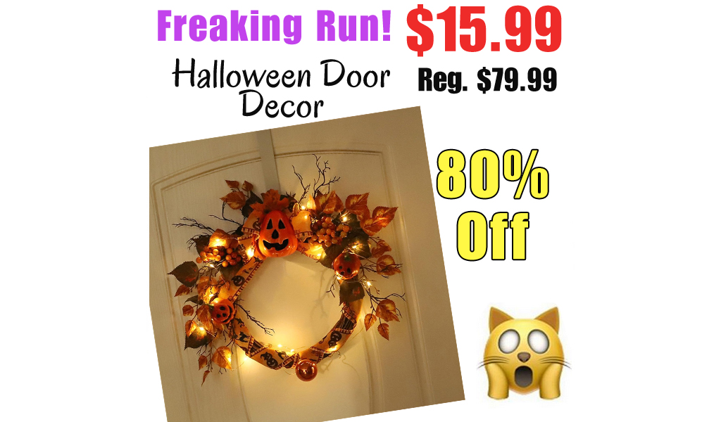 Halloween Door Decor Only $15.99 Shipped on Amazon (Regularly $79.99)