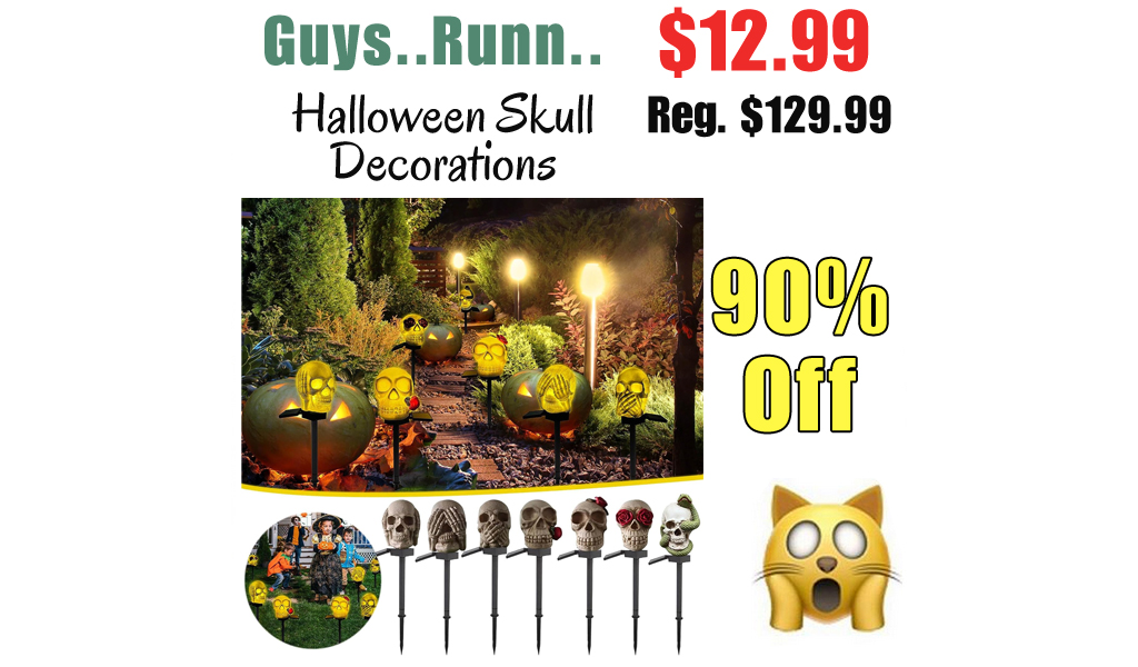 Halloween Skull Decorations Only $12.99 Shipped on Amazon (Regularly $129.99)