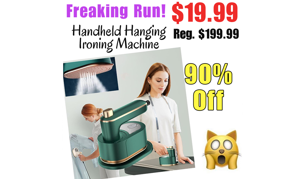 Handheld Hanging Ironing Machine Only $19.99 Shipped on Amazon (Regularly $199.99)