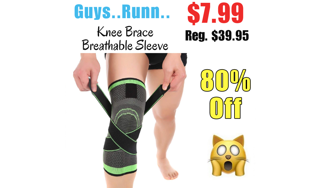 Knee Brace Breathable Sleeve Only $7.99 Shipped on Amazon (Regularly $39.95)