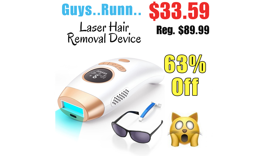 Laser Hair Removal Device Only $33.59 Shipped on Amazon (Regularly $89.99)