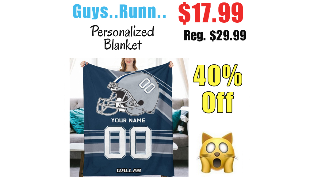 Personalized Blanket Only $17.99 Shipped on Amazon (Regularly $29.99)
