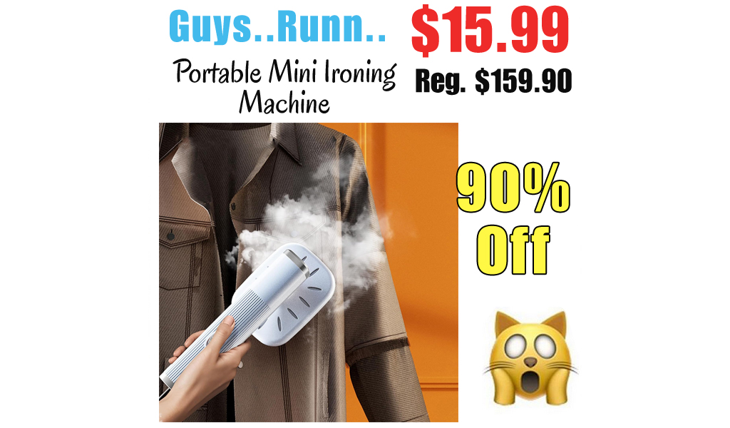 Portable Mini Ironing Machine Only $15.99 Shipped on Amazon (Regularly $159.90)