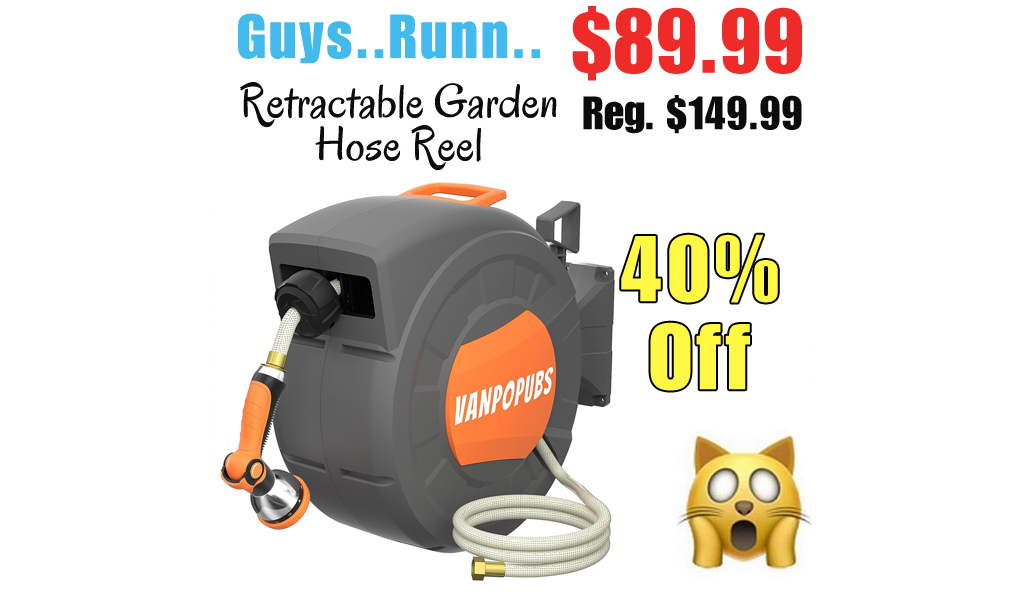 Retractable Garden Hose Reel Only $89.99 Shipped on Amazon (Regularly $149.99)