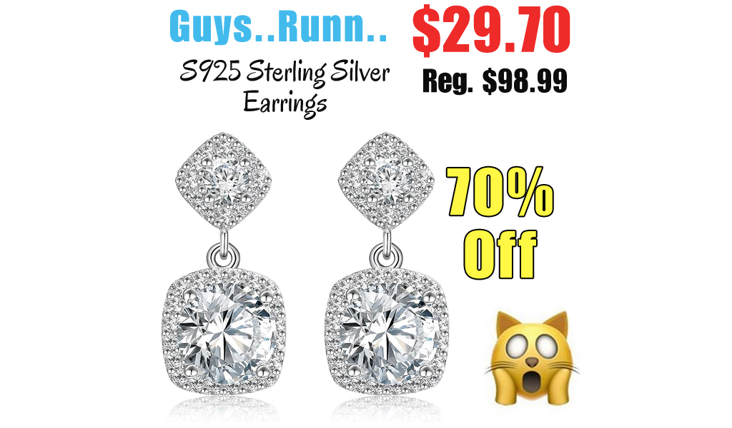 S925 Sterling Silver Earrings Only $29.70 Shipped on Amazon (Regularly $98.99)