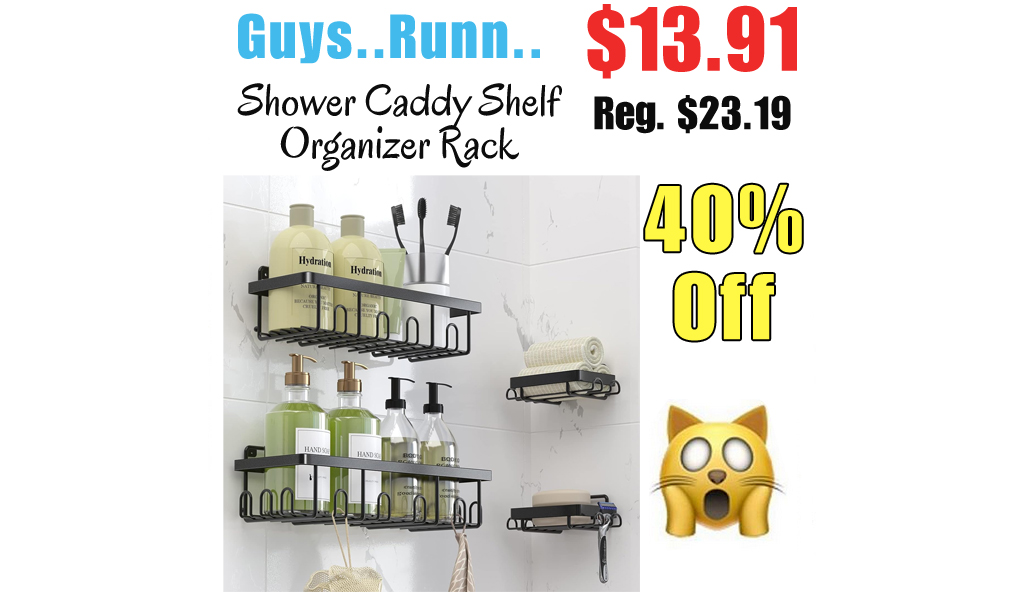 Shower Caddy Shelf Organizer Rack Only $13.91 Shipped on Amazon (Regularly $23.19)