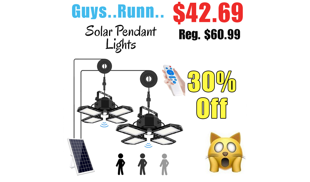 Solar Pendant Lights Only $42.69 Shipped on Amazon (Regularly $60.99)