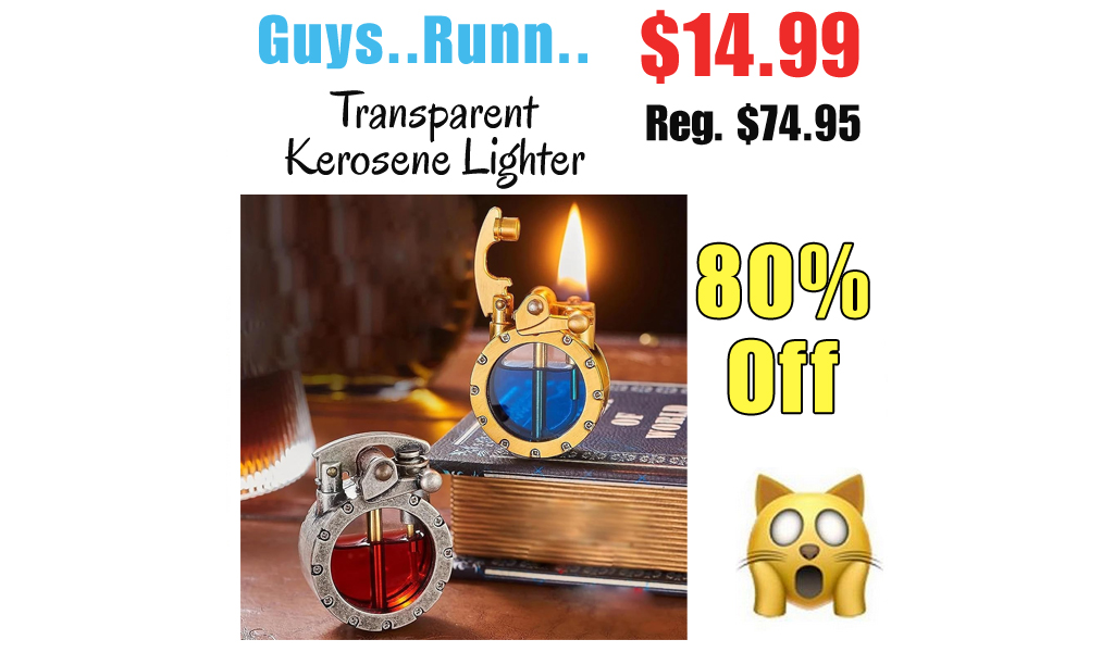 Transparent Kerosene Lighter Only $14.99 Shipped on Amazon (Regularly $74.95)