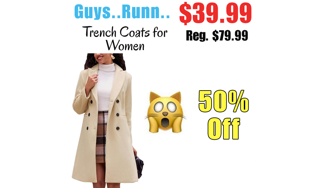 Trench Coats for Women Only $39.99 Shipped on Amazon (Regularly $79.99)