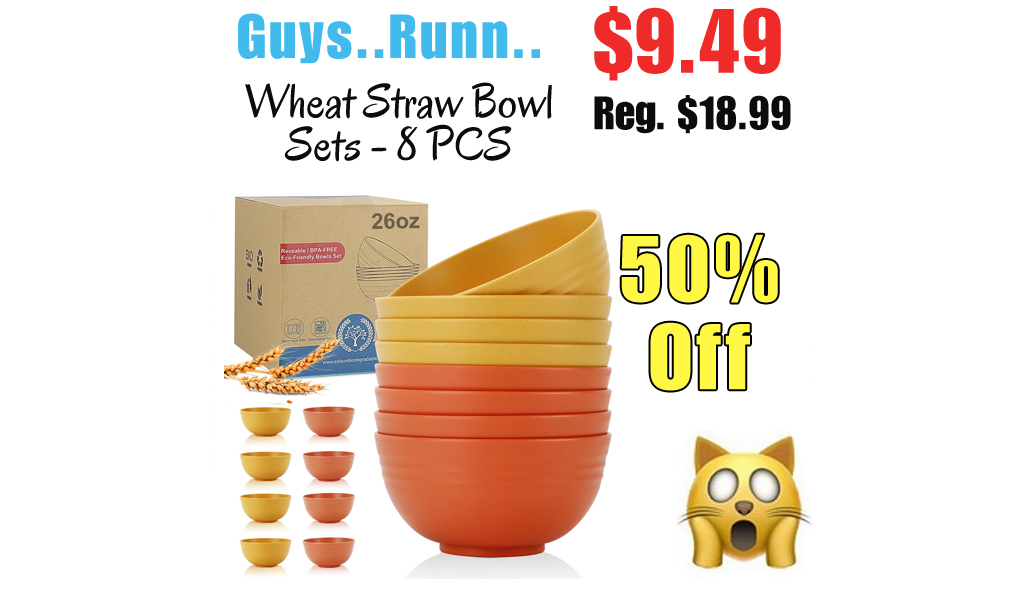 Wheat Straw Bowl Sets - 8 PCS Only $9.49 Shipped on Amazon (Regularly $18.99)