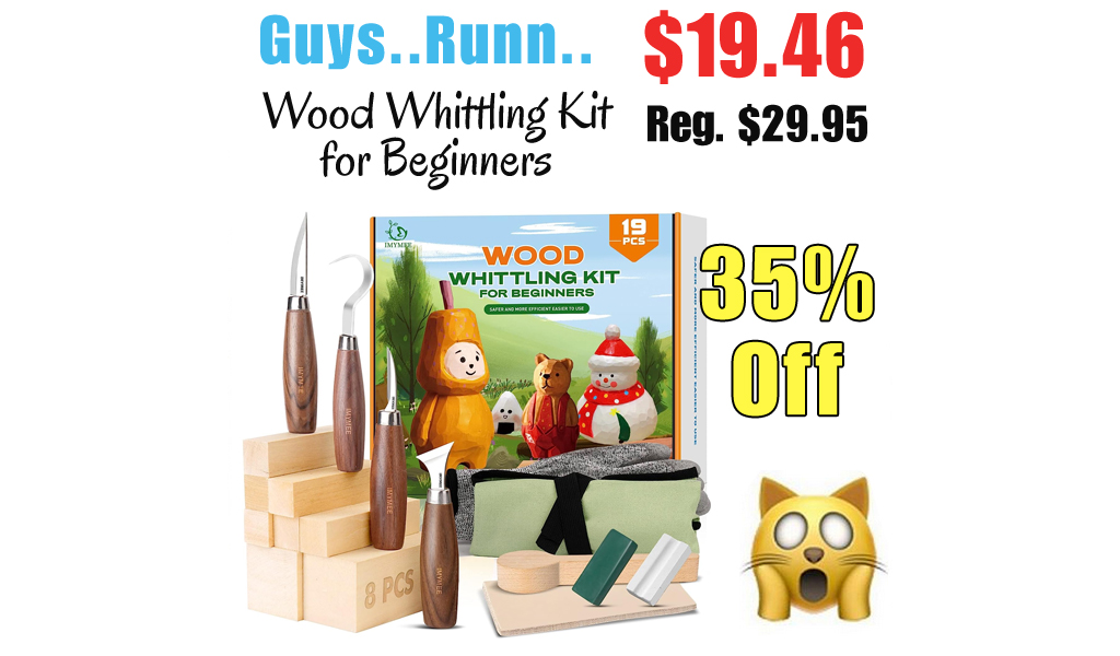 Wood Whittling Kit for Beginners Only $19.46 Shipped on Amazon (Regularly $29.95)