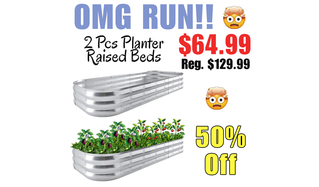 2 Pcs Planter Raised Beds Only $64.99 Shipped on Amazon (Regularly $129.99)