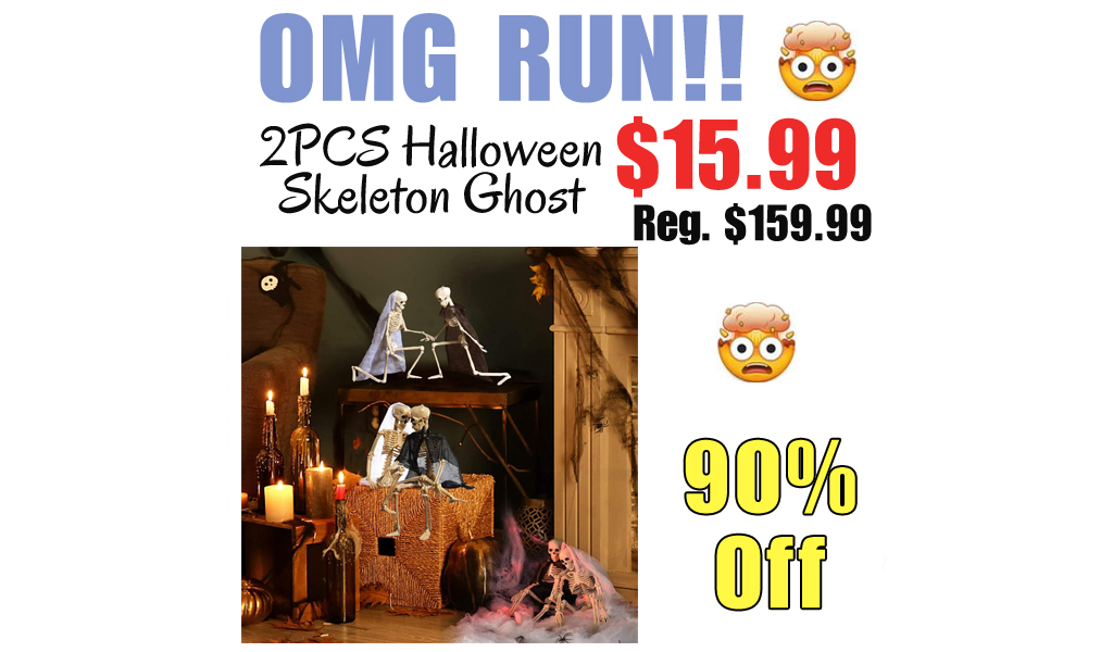 2PCS Halloween Skeleton Ghost Only $15.99 Shipped on Amazon (Regularly $159.99)
