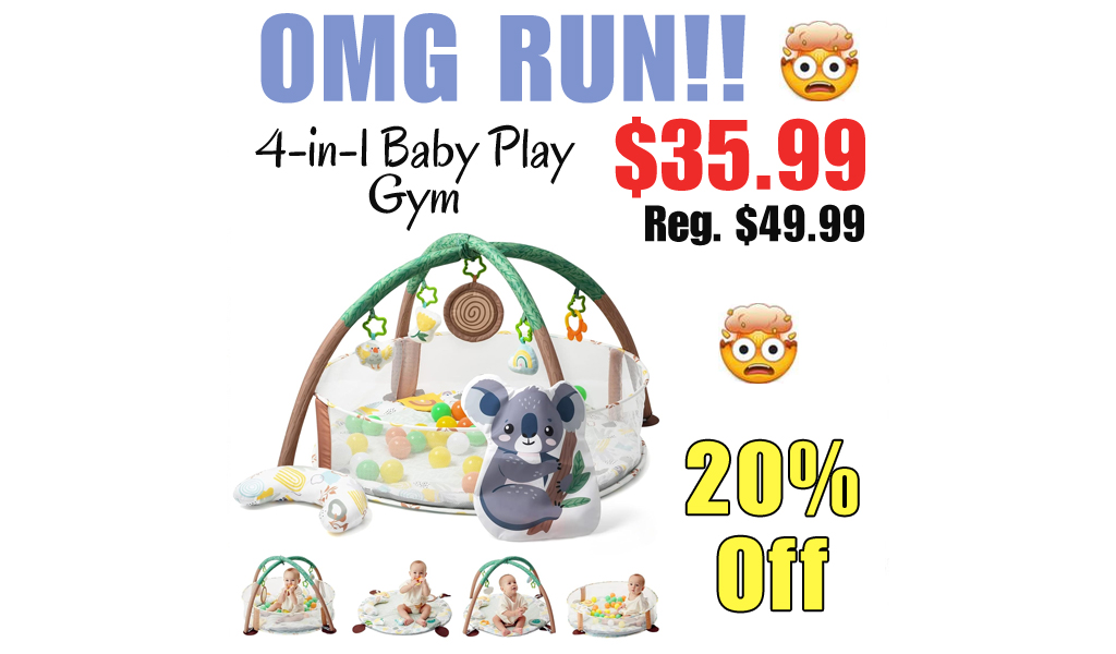 4-in-1 Baby Play Gym Only $35.99 Shipped on Amazon (Regularly $49.99)
