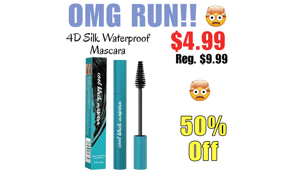4D Silk Waterproof Mascara Only $4.99 Shipped on Amazon (Regularly $9.99)