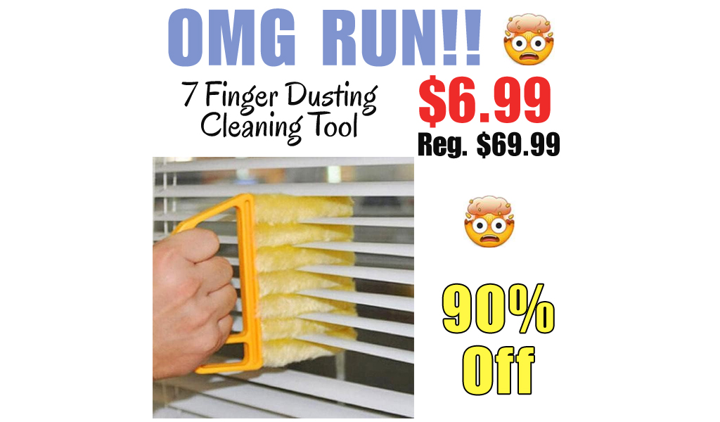 7 Finger Dusting Cleaning Tool Only $6.99 Shipped on Amazon (Regularly $69.99)