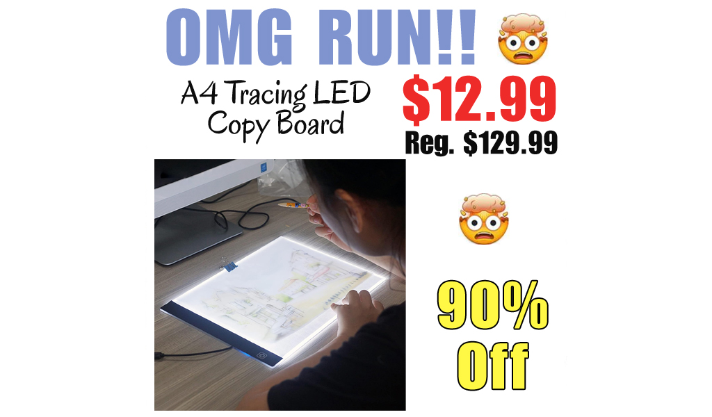 A4 Tracing LED Copy Board Only $12.99 Shipped on Amazon (Regularly $129.99)