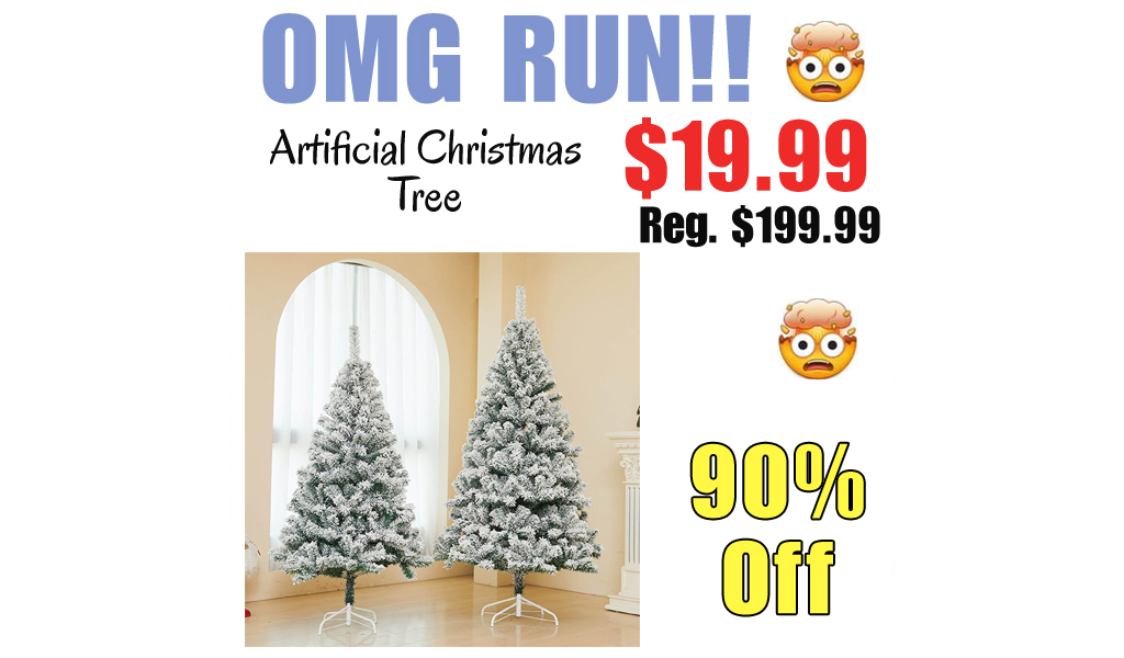Artificial Christmas Tree Only $19.99 Shipped on Amazon (Regularly $199.99)