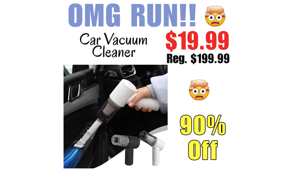 Car Vacuum Cleaner Only $19.99 Shipped on Amazon (Regularly $199.99)