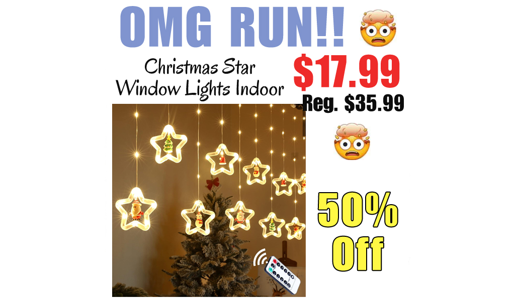 Christmas Star Window Lights Indoor Only $17.99 Shipped on Amazon (Regularly $35.99)