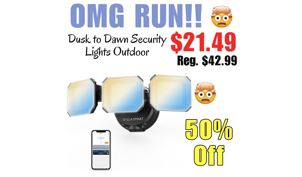 Dusk to Dawn Security Lights Outdoor Only $21.49 Shipped on Amazon (Regularly $42.99)