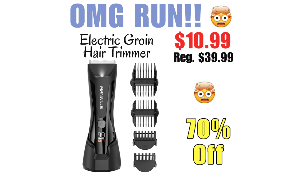 Electric Groin Hair Trimmer Only $10.99 Shipped on Amazon (Regularly $39.99)