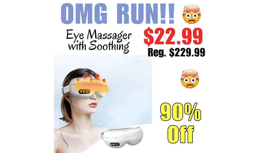 Eye Massager with Soothing Only $22.99 Shipped on Amazon (Regularly $229.99)