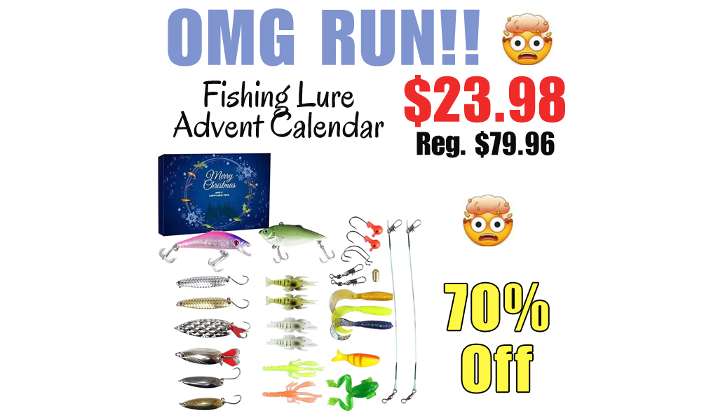 Fishing Lure Advent Calendar Only $23.98 Shipped on Amazon (Regularly $79.96)