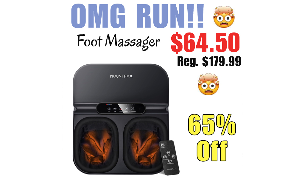 Foot Massager Only $64.50 Shipped on Amazon (Regularly $179.99)