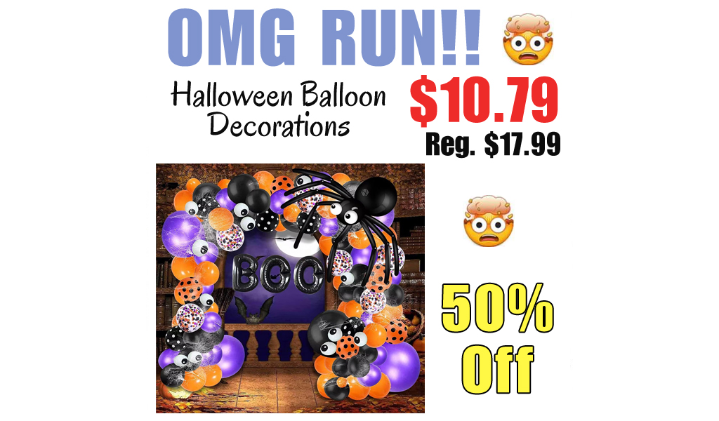Halloween Balloon Decorations Only $10.79 Shipped on Amazon (Regularly $17.99)