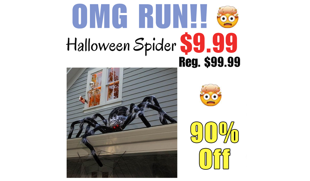 Halloween Spider Only $9.99 Shipped on Amazon (Regularly $99.99)