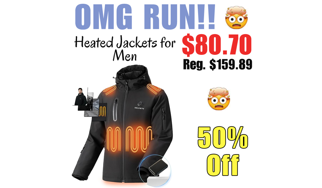 Heated Jackets for Men Only $80.70 Shipped on Amazon (Regularly $159.89)