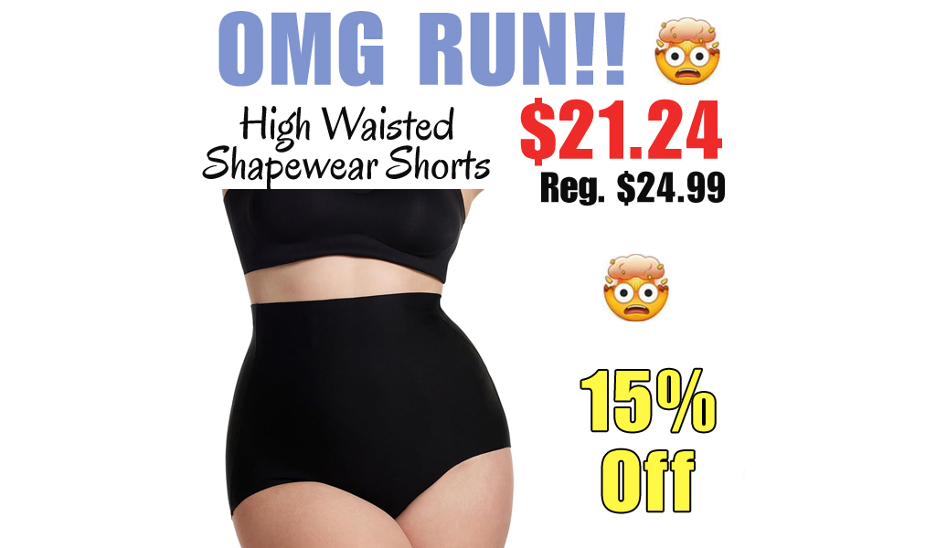 High Waisted Shapewear Shorts Only $21.24 Shipped on Amazon (Regularly $24.99)