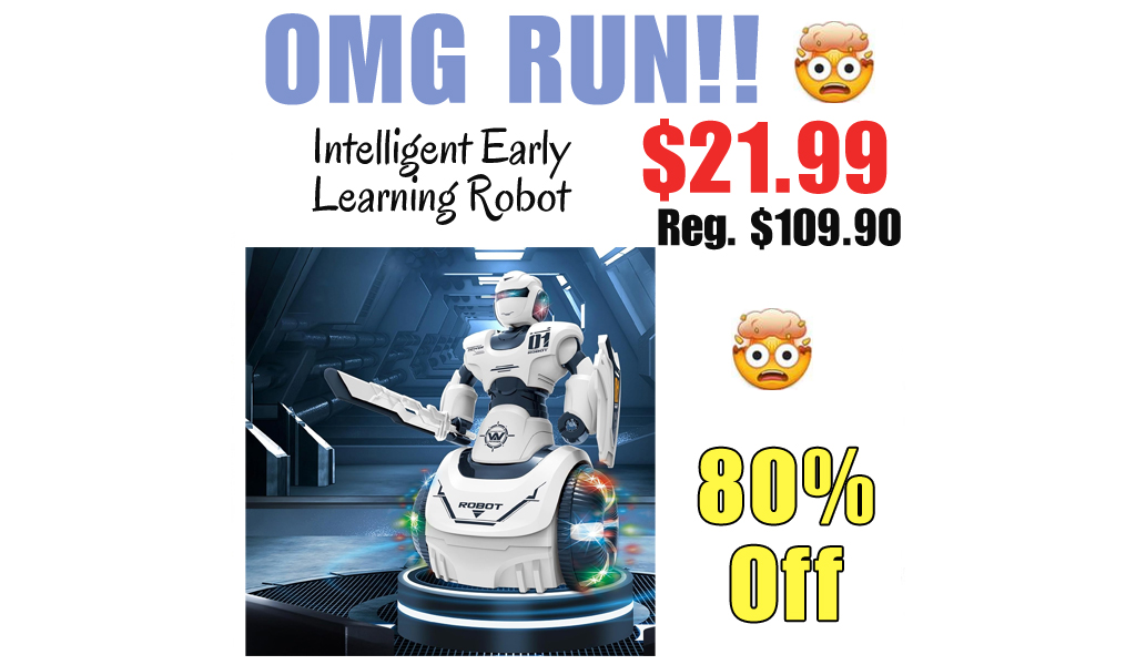 Intelligent Early Learning Robot Only $21.99 Shipped on Amazon (Regularly $109.90)