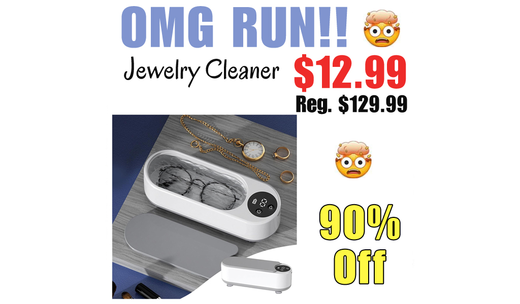 Jewelry Cleaner Only $12.99 Shipped on Amazon (Regularly $129.99)