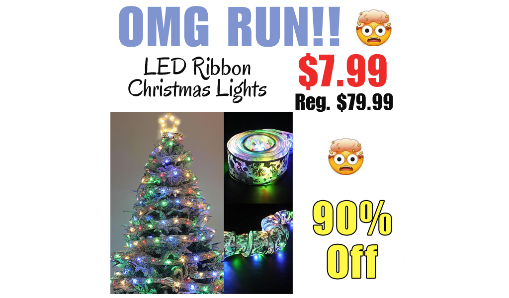 LED Ribbon Christmas Lights Only $7.99 Shipped on Amazon (Regularly $79.99)