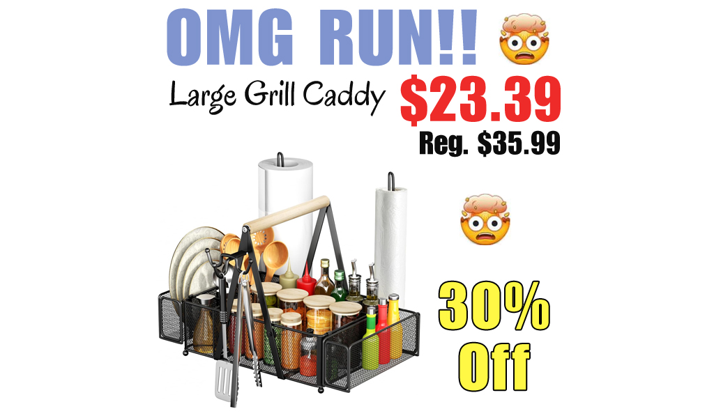Large Grill Caddy Only $23.39 Shipped on Amazon (Regularly $35.99)
