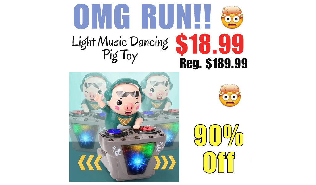 Light Music Dancing Pig Toy Only $18.99 Shipped on Amazon (Regularly $189.99)