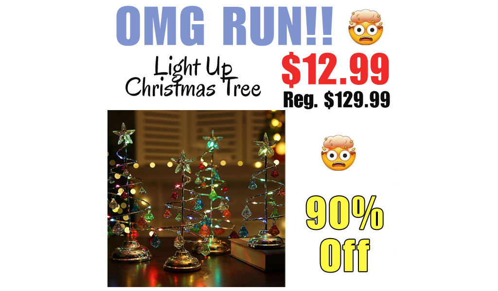 Light Up Christmas Tree Only $12.99 Shipped on Amazon (Regularly $129.99)