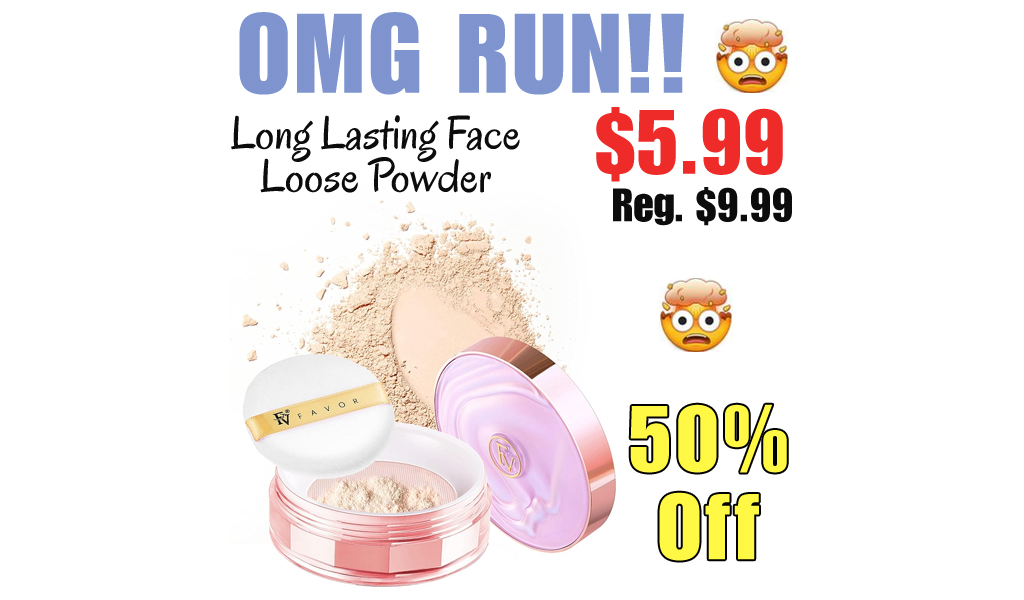 Long Lasting Face Loose Powder Only $5.99 Shipped on Amazon (Regularly $9.99)