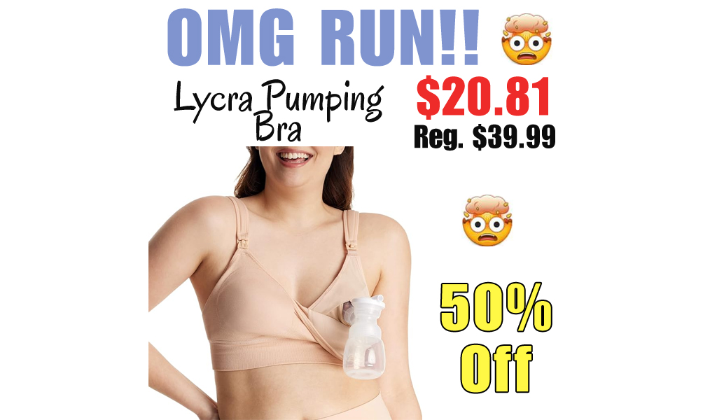 Lycra Pumping Bra Only $20.81 Shipped on Amazon (Regularly $39.99)