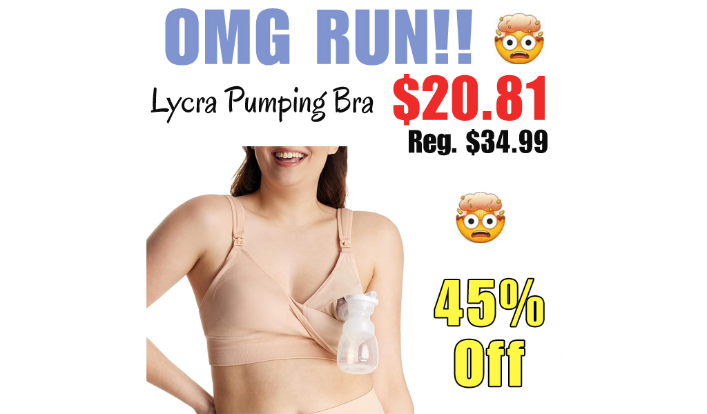 Lycra Pumping Bra Only $20.81 Shipped on Amazon (Regularly $34.99)