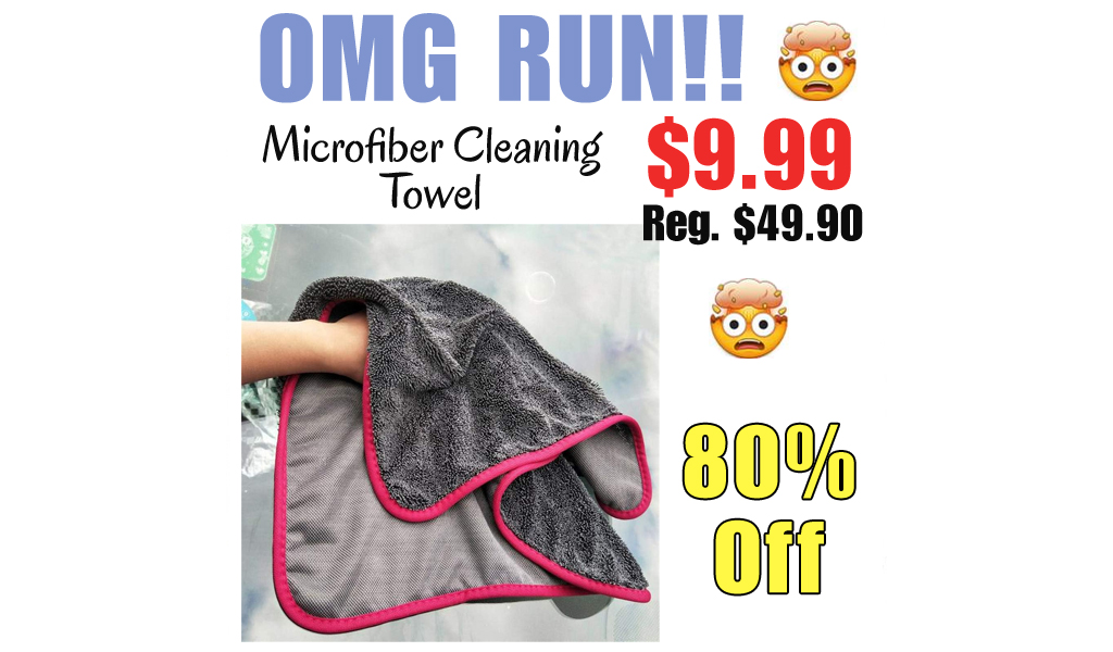 Microfiber Cleaning Towel Only $9.99 Shipped on Amazon (Regularly $49.90)