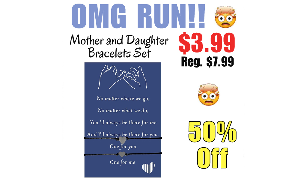 Mother and Daughter Bracelets Set Only $3.99 Shipped on Amazon (Regularly $7.99)