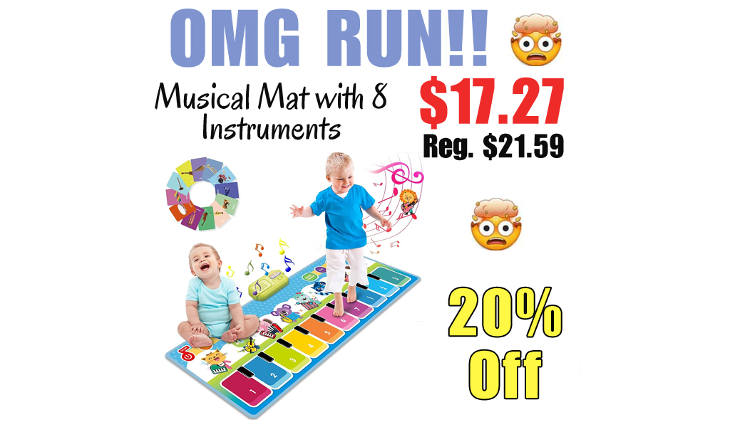 Musical Mat with 8 Instruments Only $17.27 Shipped on Amazon (Regularly $21.59)
