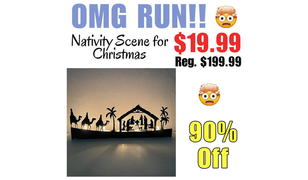 Nativity Scene for Christmas Only $19.99 Shipped on Amazon (Regularly $199.99)