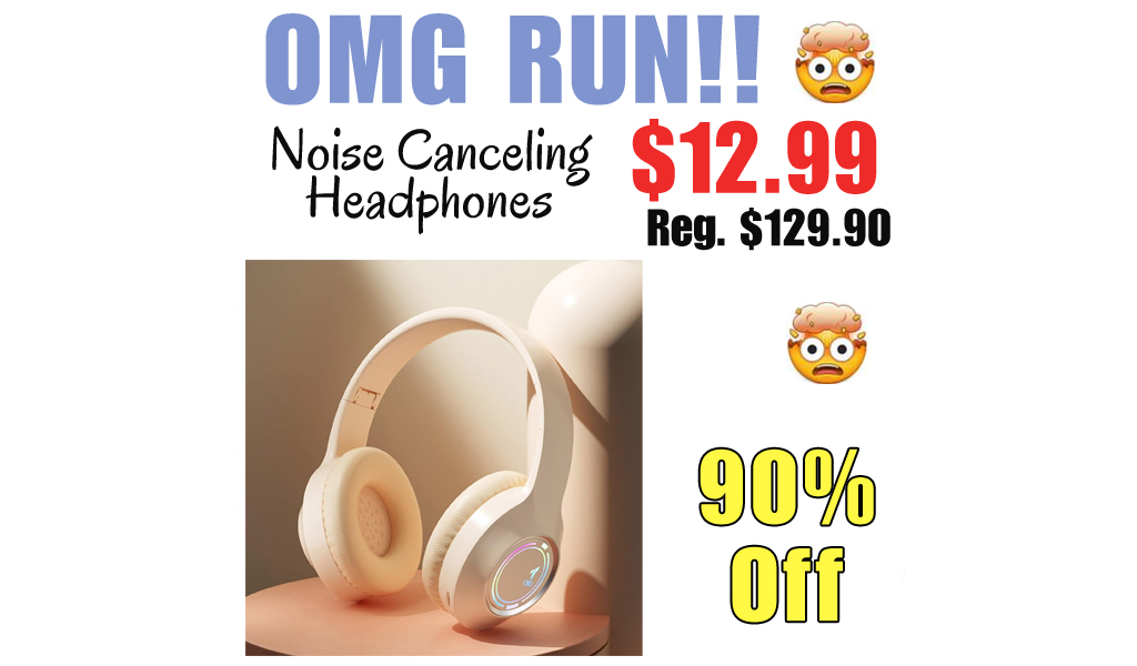 Noise Canceling Headphones Only $12.99 Shipped on Amazon (Regularly $129.90)
