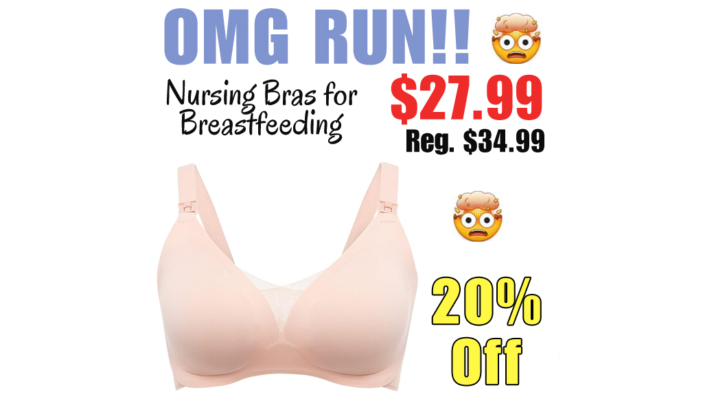 Nursing Bras for Breastfeeding Only $27.99 Shipped on Amazon (Regularly $34.99)